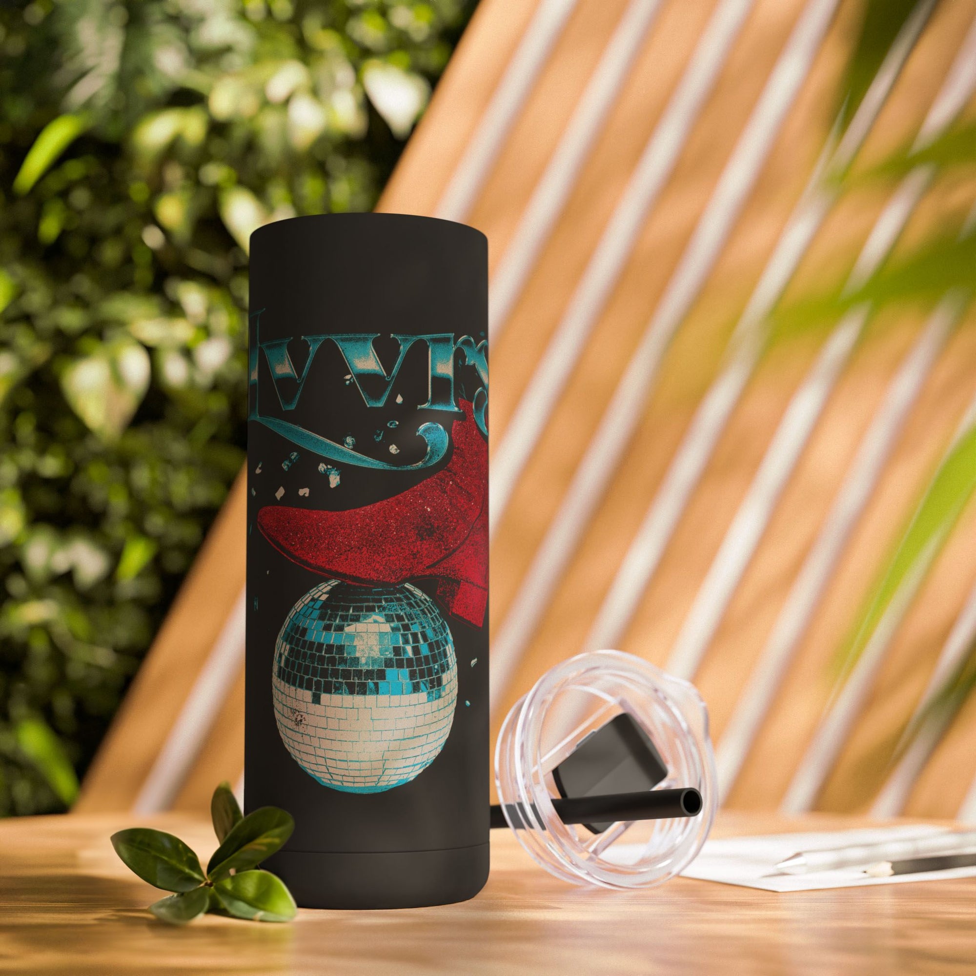 Disco Boot Skinny Tumbler