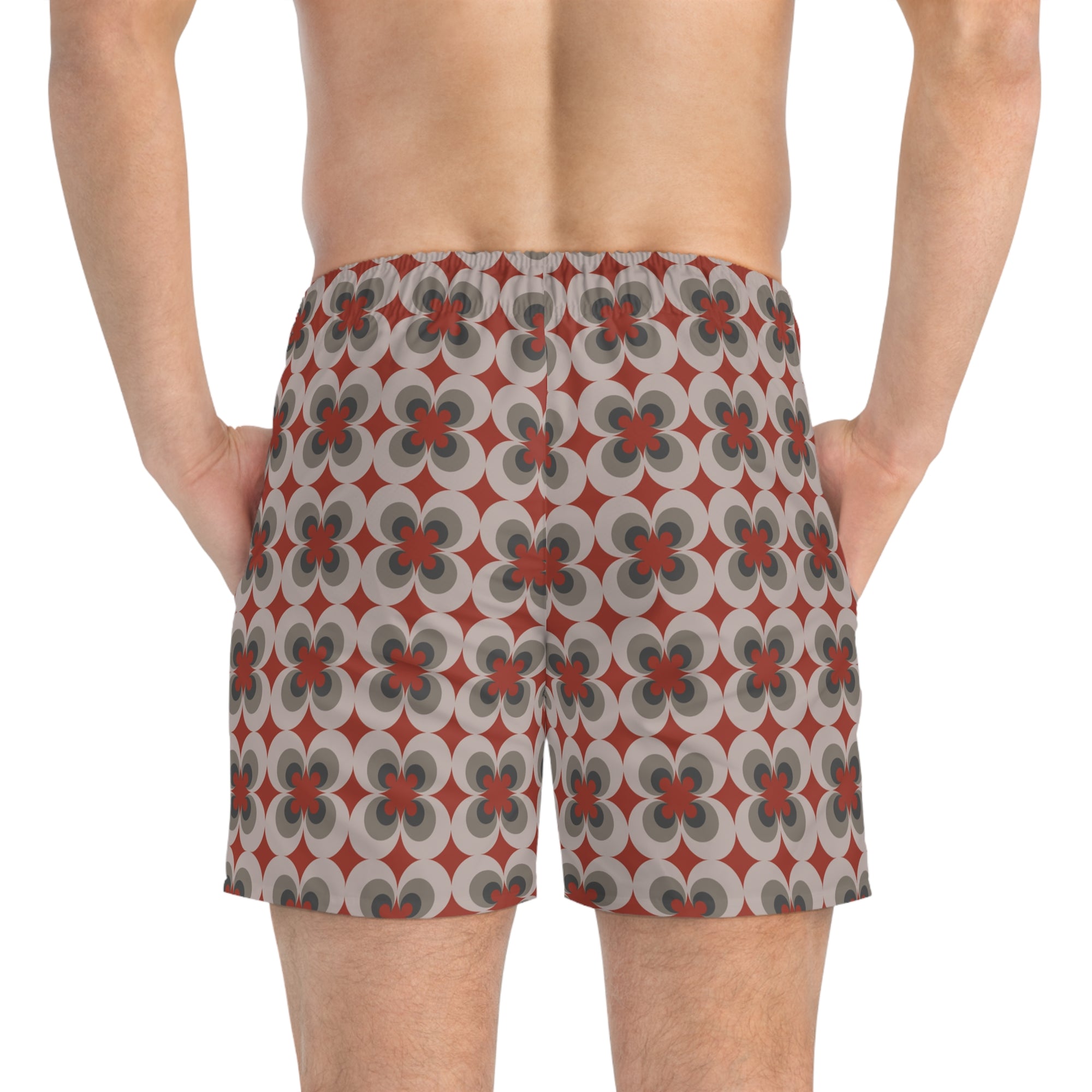 Retro Swim Trunks