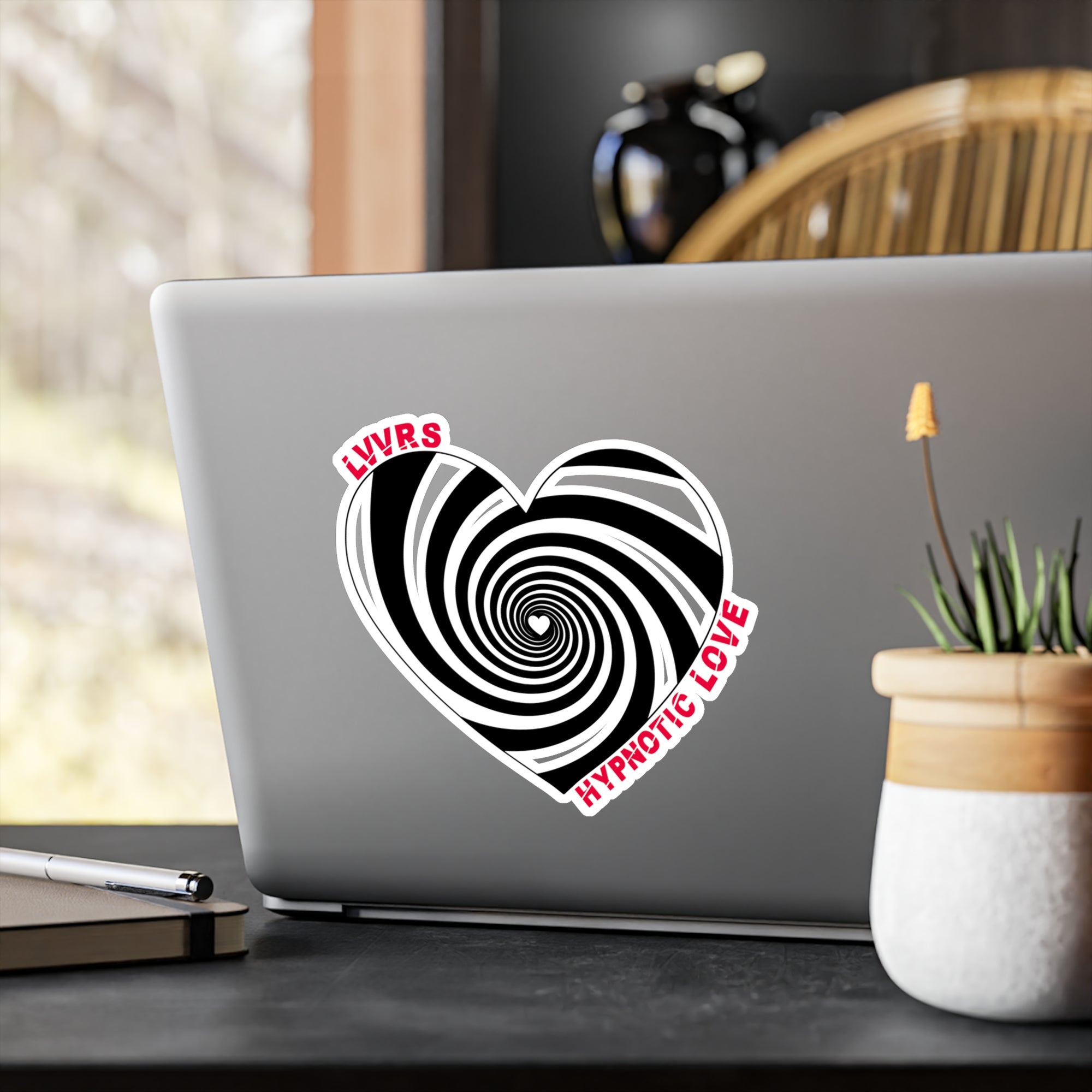 Hypnotic Love Kiss-Cut Sticker
