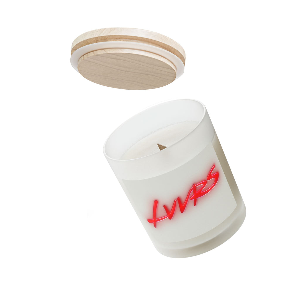 LVVRS Logo Frosted Glass Candle