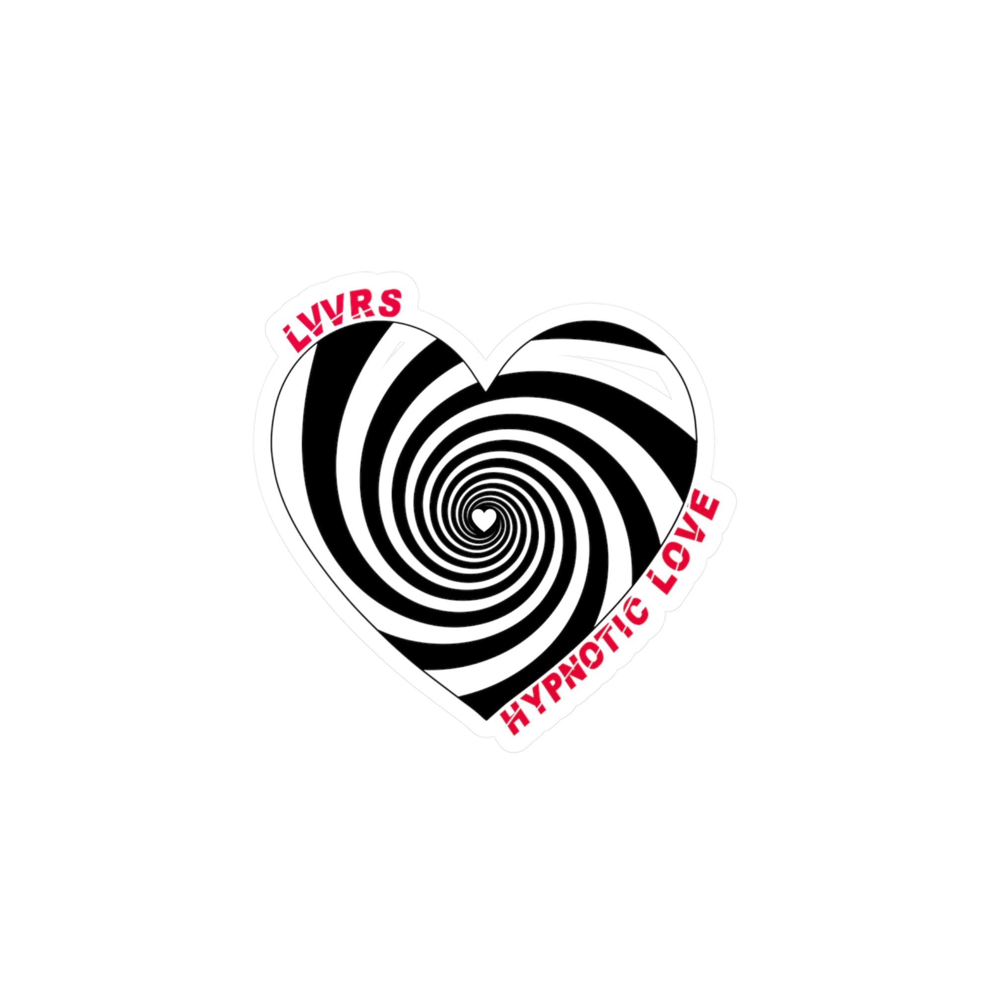Hypnotic Love Kiss-Cut Sticker