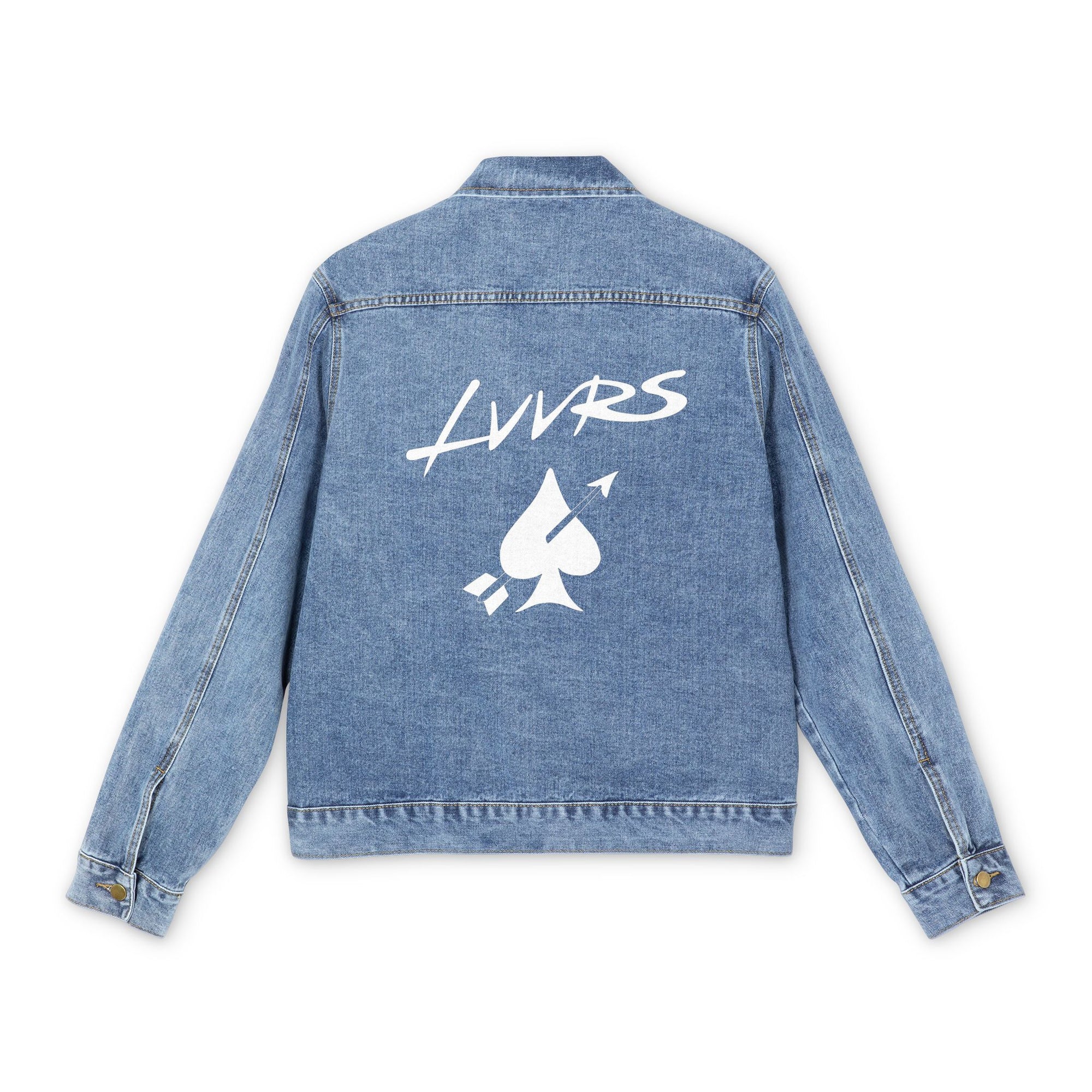 LVVRS Logo Print Demin Jacket