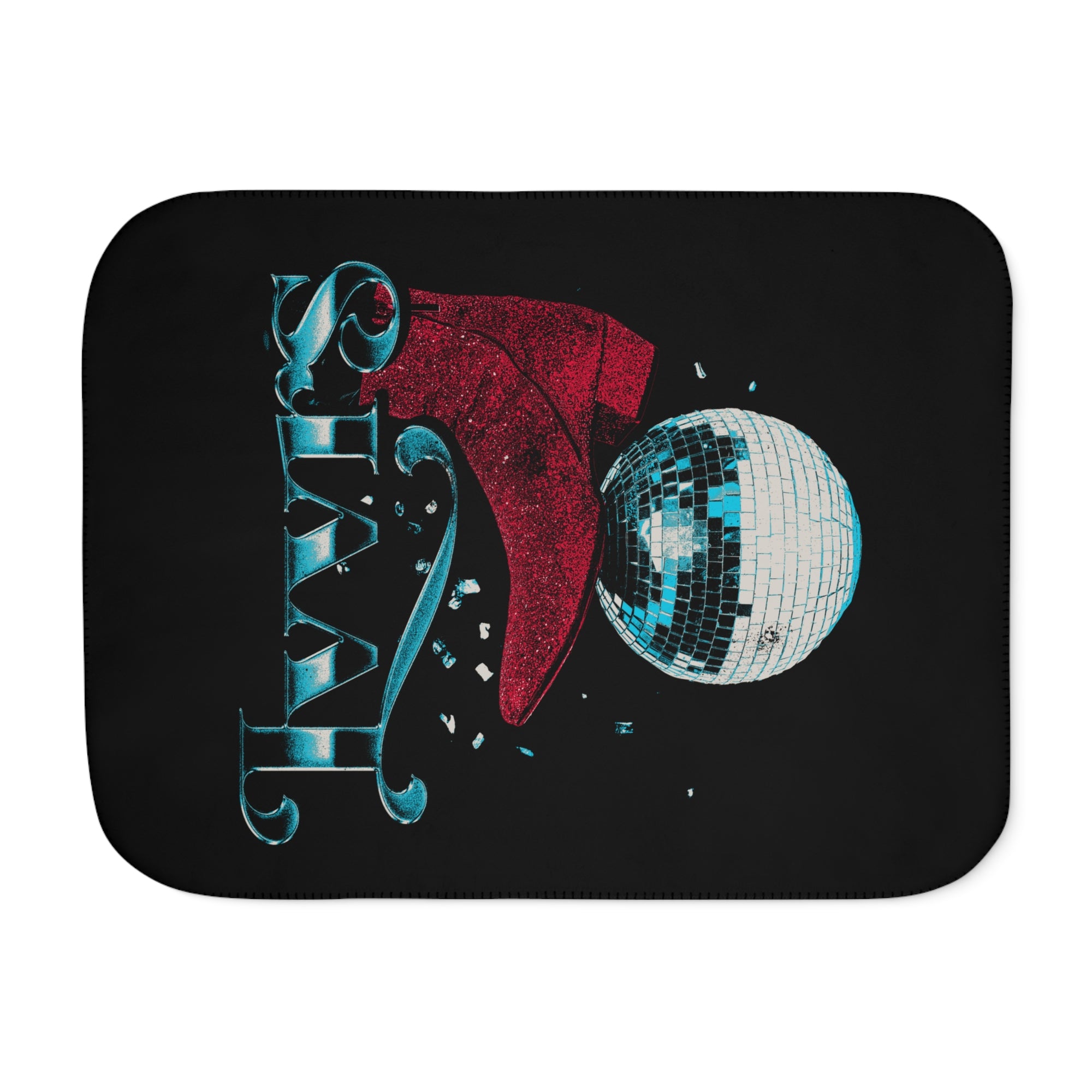 Disco Boots Sherpa Blanket