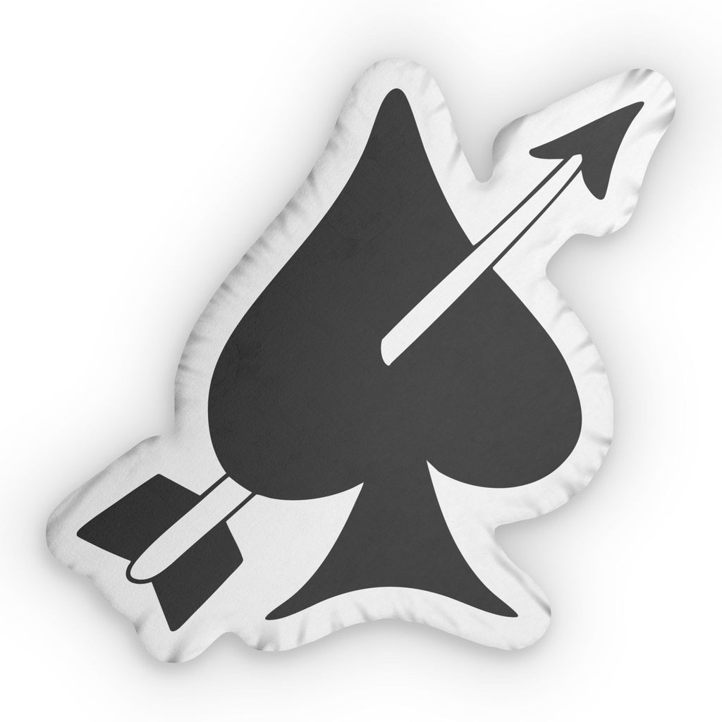 LVVRS Logo Throw Pillow in Black