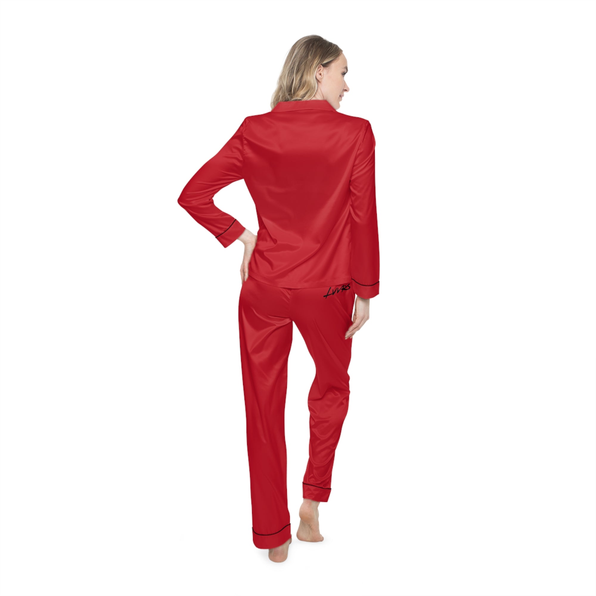 LVVRS Logo Women's Satin Pajamas Set