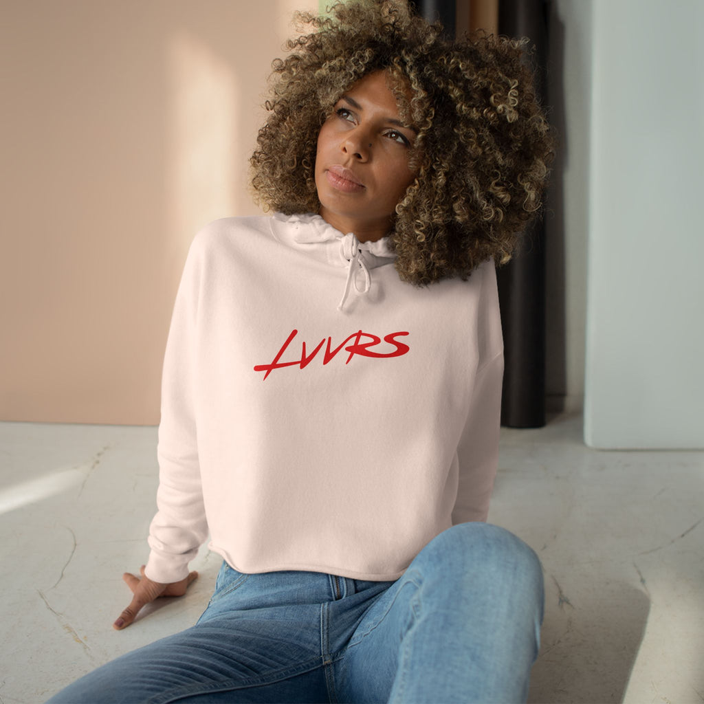 LVVRS Logo Cropped Hoodie