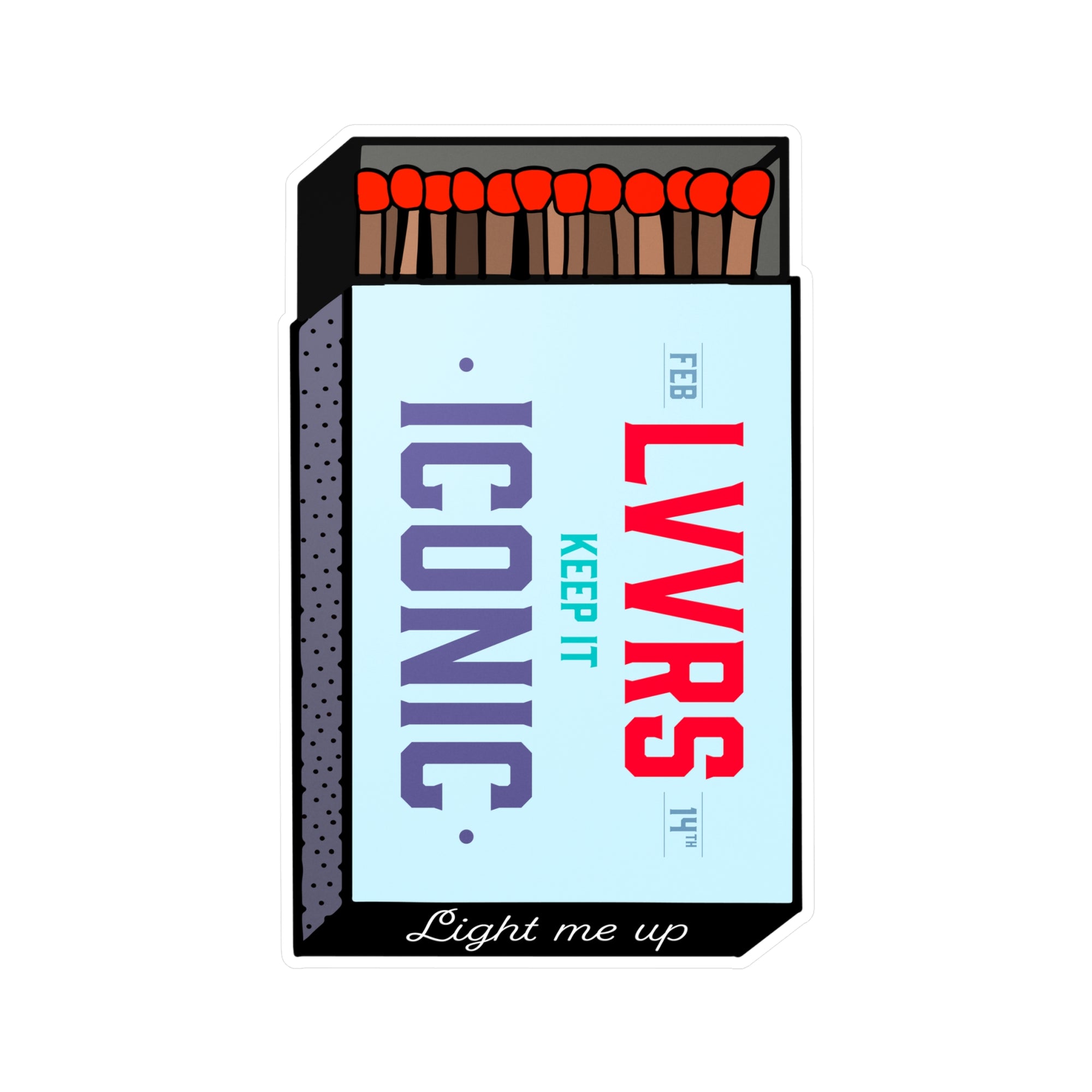 Iconic Kiss-Cut Stickers