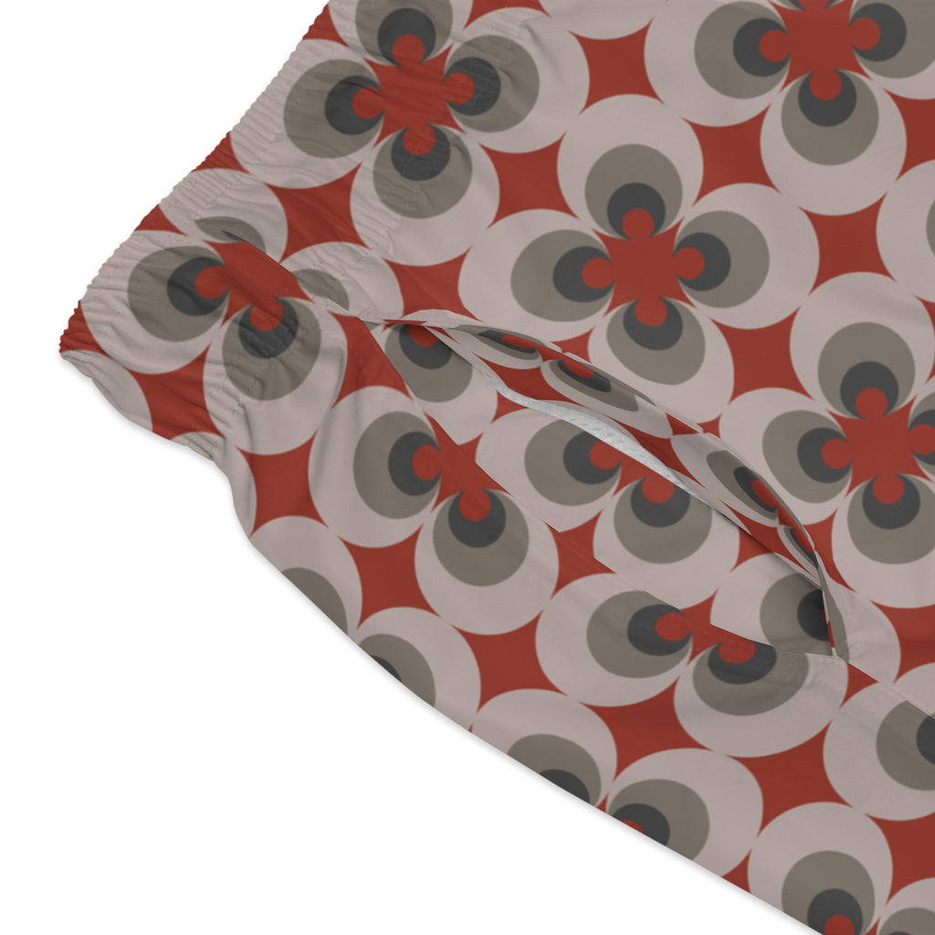 Retro Swim Trunks