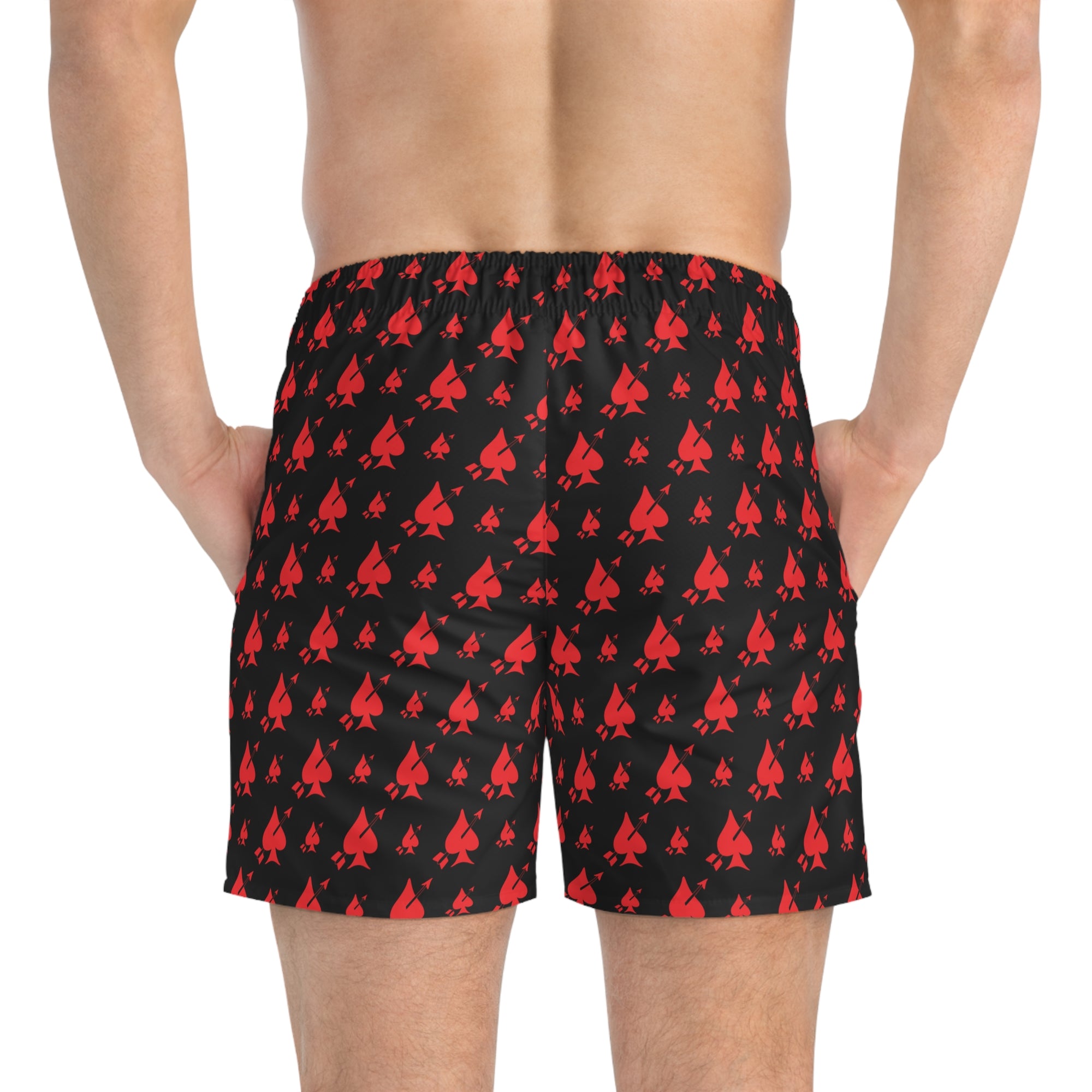 LVVRS Logo Pattern Swim Trunks