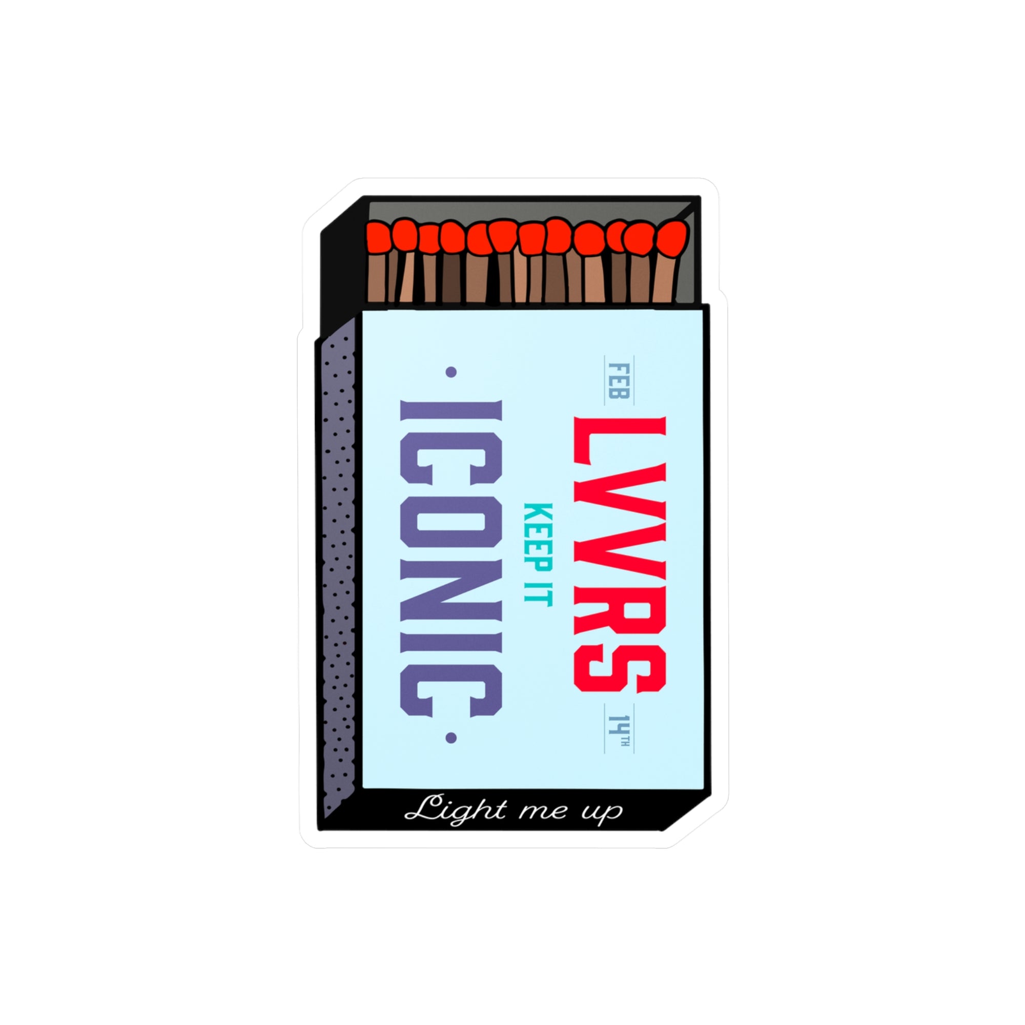 Iconic Kiss-Cut Stickers