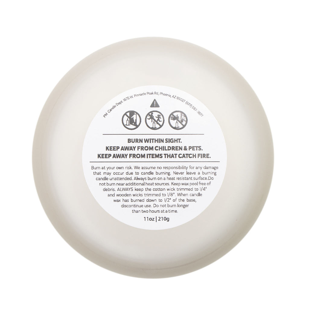 LVVRS Logo Frosted Glass Candle