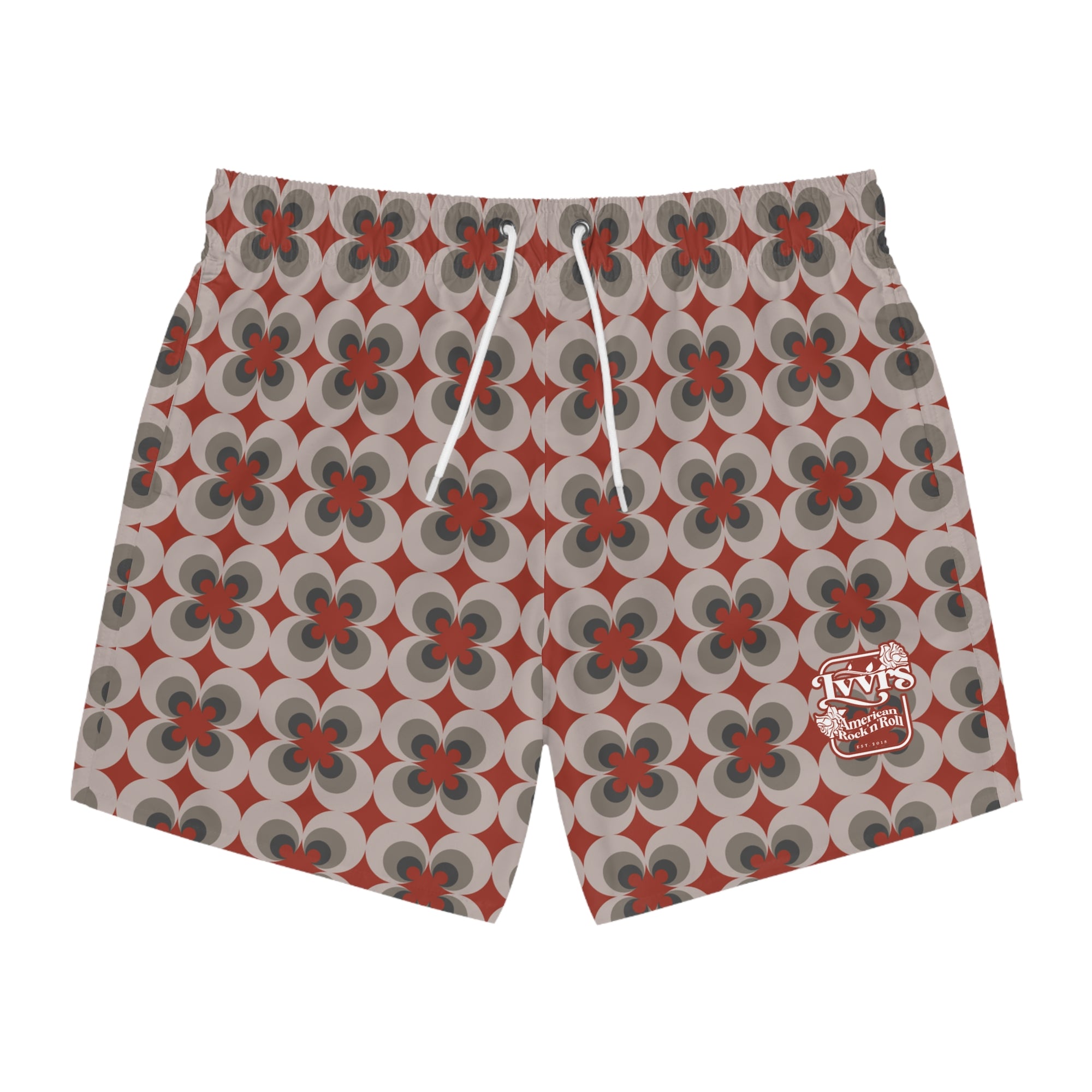 Retro Swim Trunks