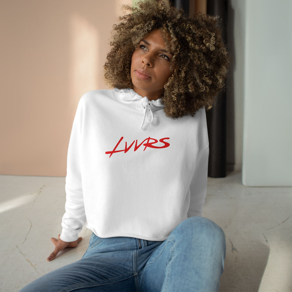 LVVRS Logo Cropped Hoodie