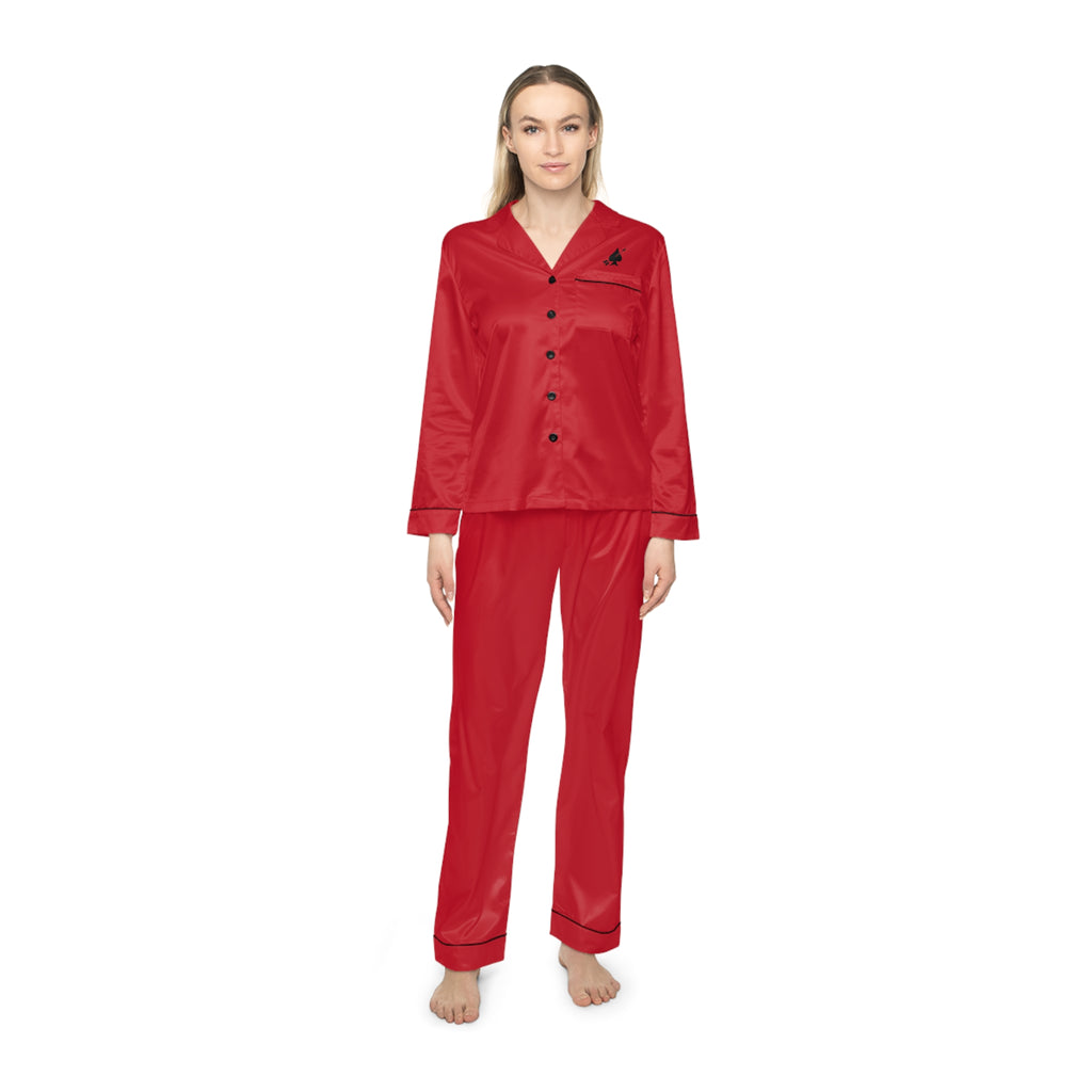 LVVRS Logo Women's Satin Pajamas Set