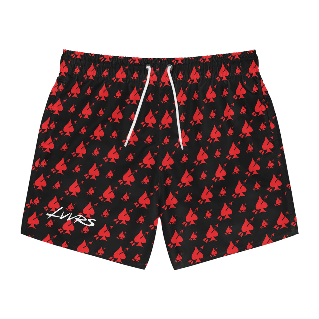 LVVRS Logo Pattern Swim Trunks