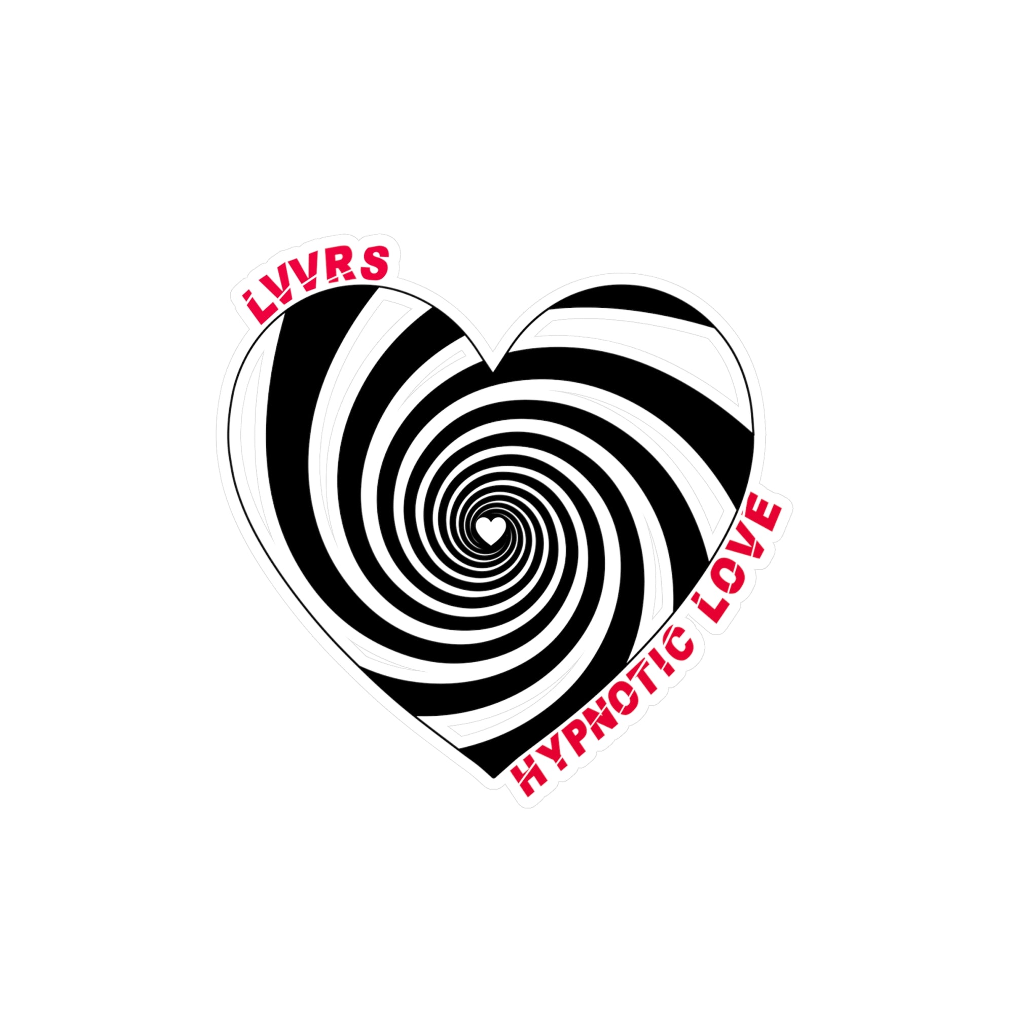 Hypnotic Love Kiss-Cut Sticker
