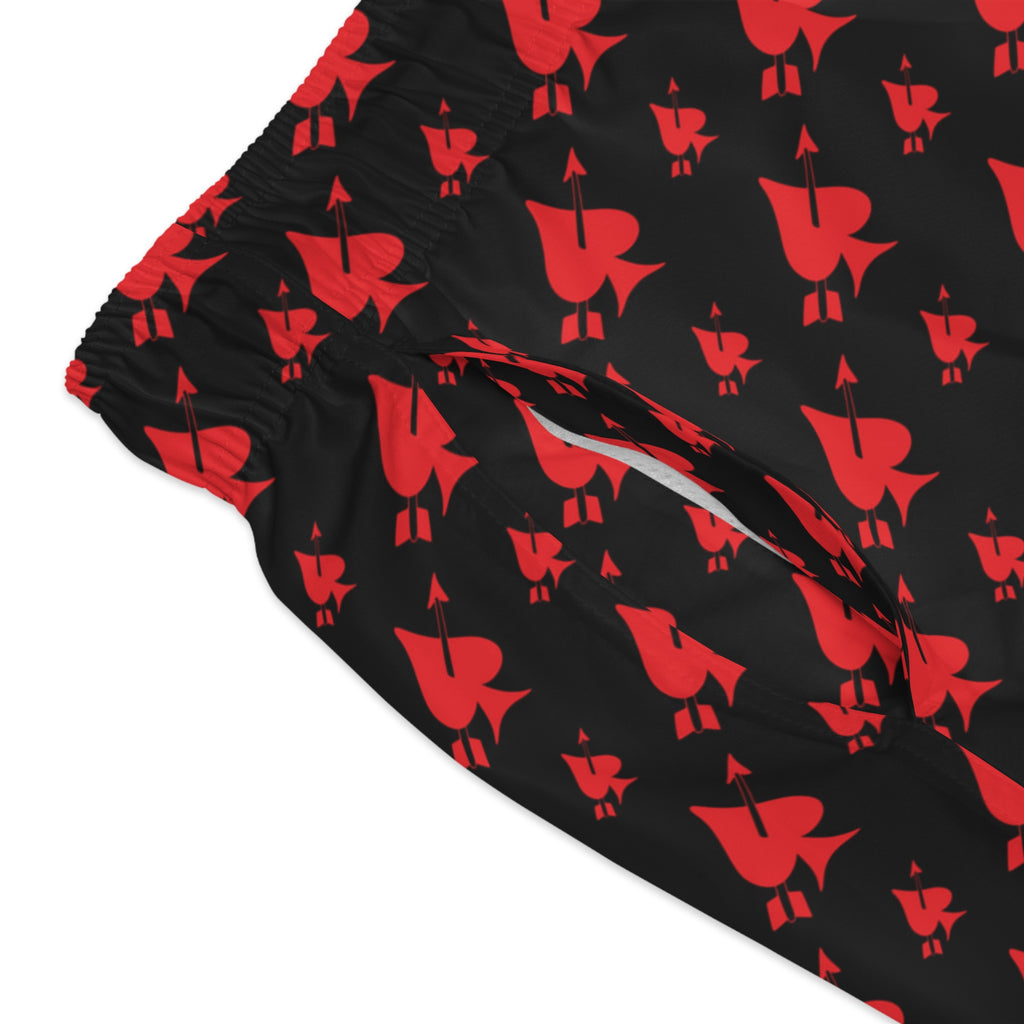 LVVRS Logo Pattern Swim Trunks