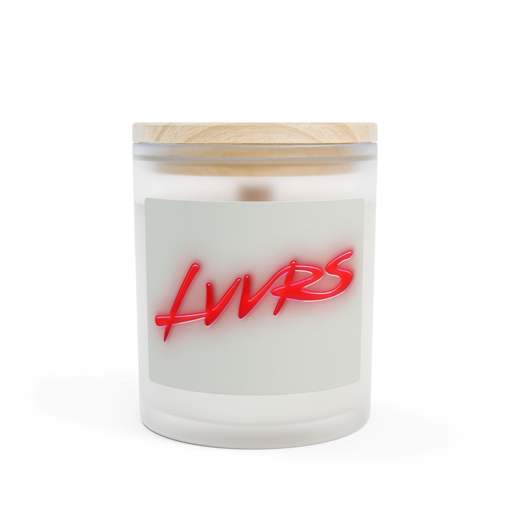 LVVRS Logo Frosted Glass Candle