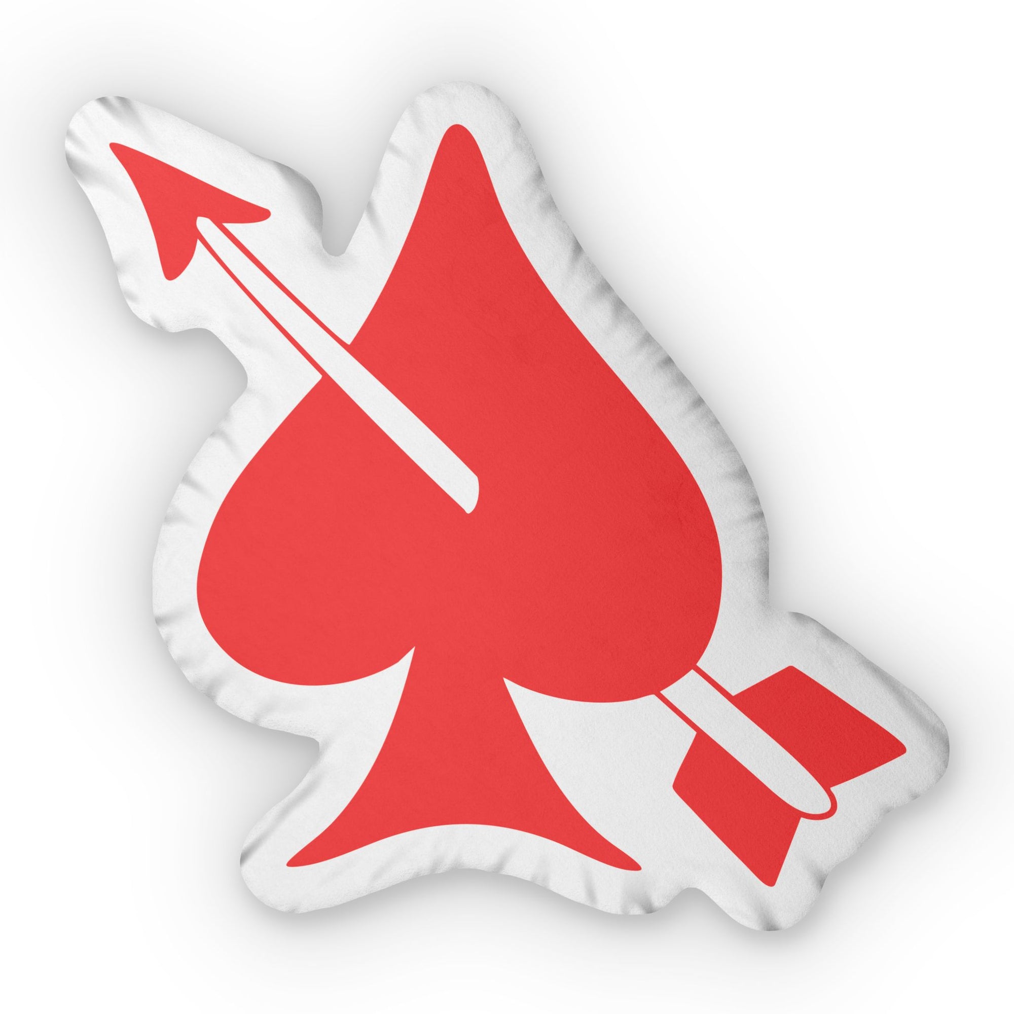 LVVRS Logo Throw Pillow in Red